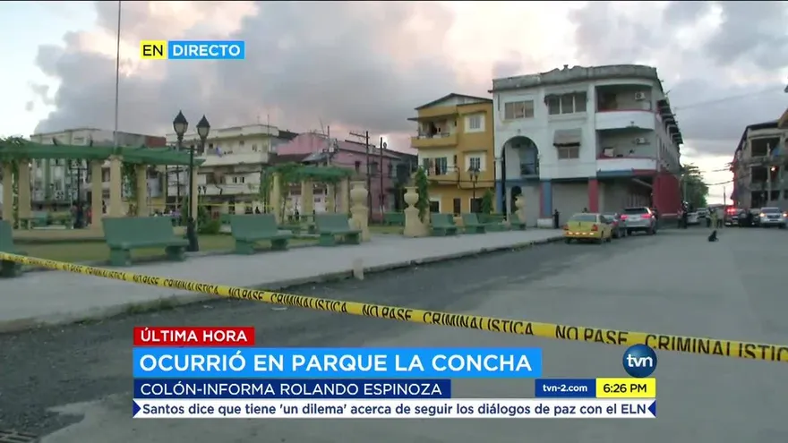 Hieren a persona en parque de Colón