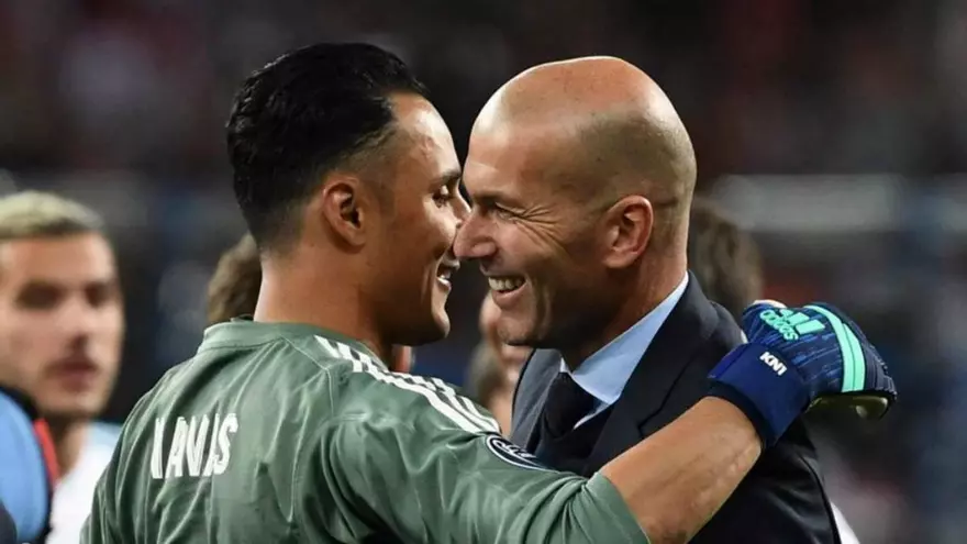 Zidane no contempla una salida de Keylor Navas del Real Madrid