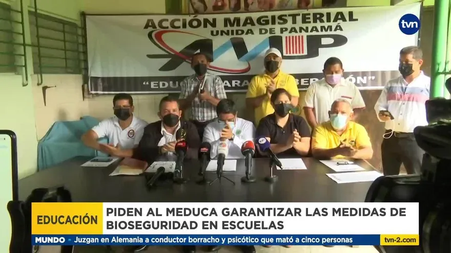 Gremios de docentes piden que se garanticen medidas de bioseguridad
