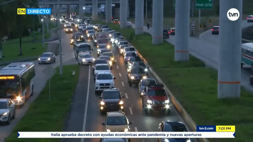 Ciudadanos en el sector de Panamá Este, siguen en las avenidas a pesar de la cuarentena total