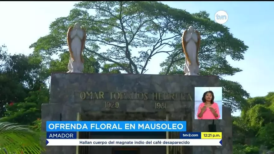 Recuerdan a Omar Torrijos Herrera con actos en Mausoleo
