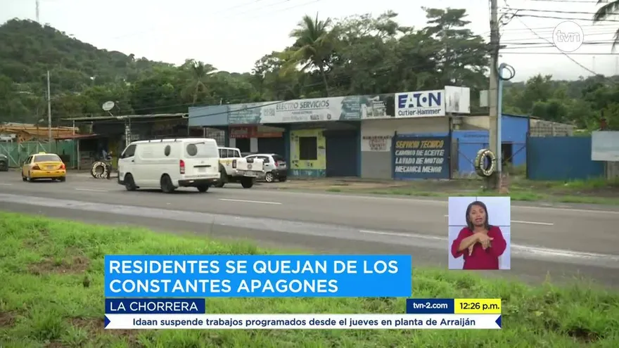 Siguen quejas por apagones en Panamá Oeste