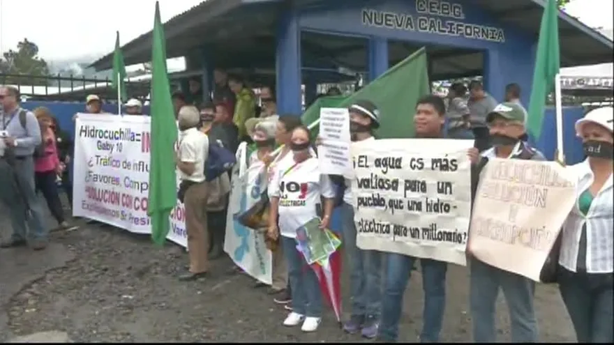 En Volcán, Chiriquí, se registraron protestas en contra del gobierno