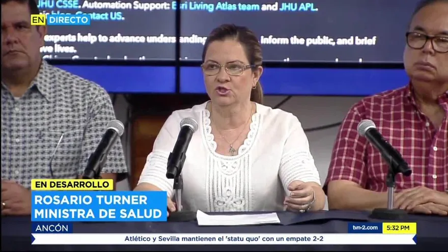 Conferencia de prensa sobre relación de panameños con sospechoso de coronavirus en Costa Rica