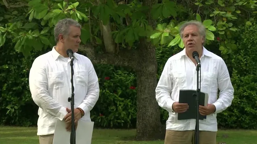 Almagro: ola migratoria se resolvería con democracia en Venezuela