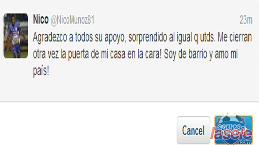 'Yuyu' Muñoz se expresa en tuiter