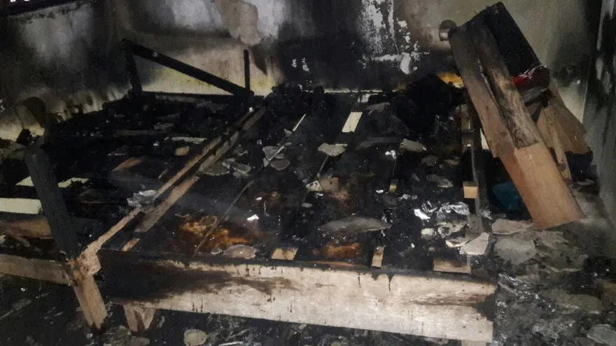 Incendio en residencia en Chiriquí