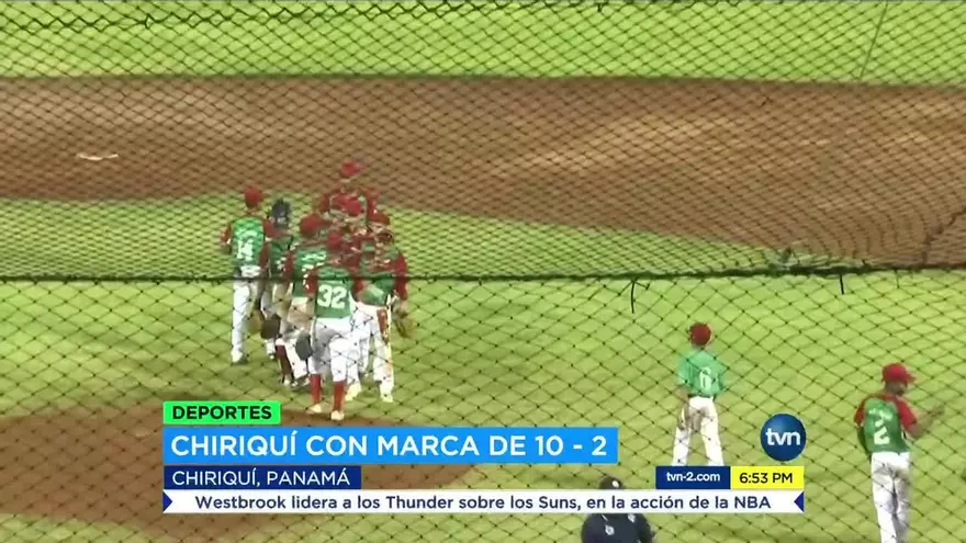 La novena de Chiriquí se quedó con el título de la pretemporada de béisbol juvenil