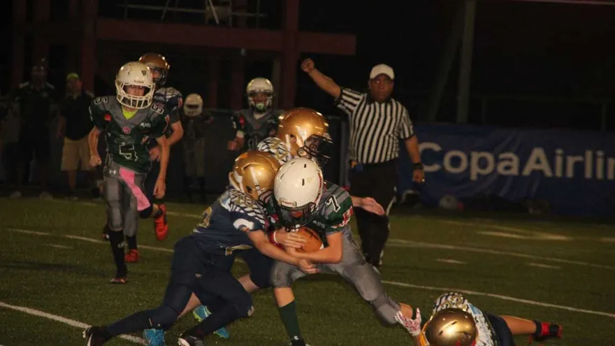 Owls y Raiders dominan en jornada Mini Contac Kiwanis Football League