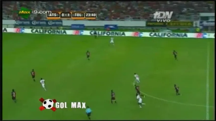 Luis Tejada anota Atlas 1-3 Toluca