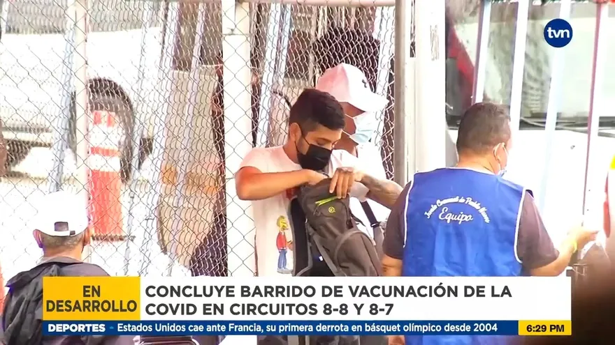Culmina vacunación por barrido en los circuitos 8-8 y 8-7