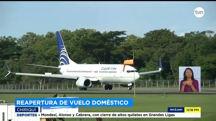 Chiriquí recibe primeros vuelos domésticos