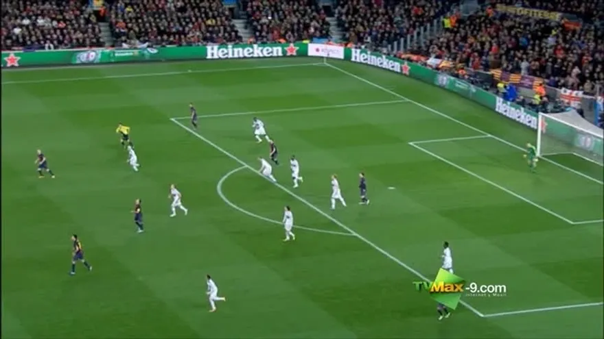 Champions: Gol de Messi Min 39 - Barcelona 2-0 Mil