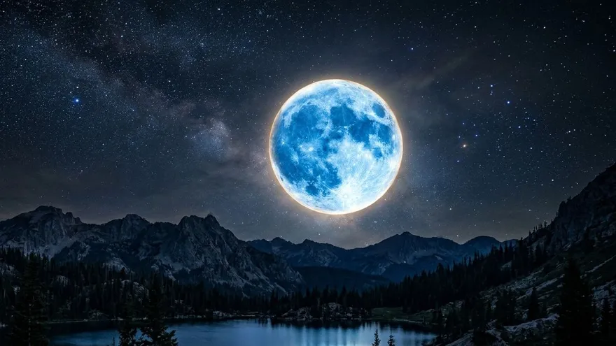 Luna azul