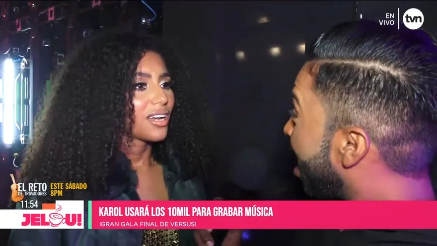 Detrás de cámara de la gala final de Versus