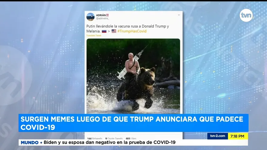 Surgen memes luego de que Trump anunciara que padece COVID-19