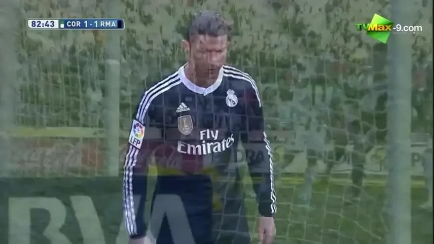 Momento que Cristiano Ronaldo fue expulsado ante El Córdoba