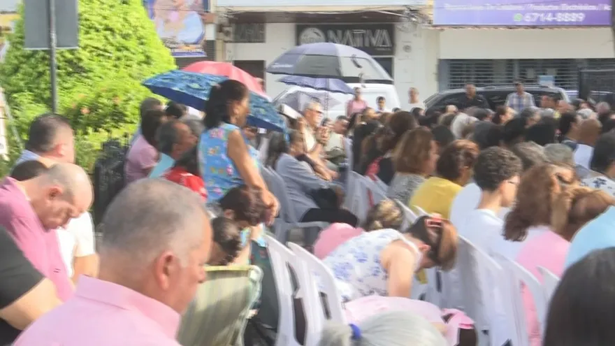 Realizan eucaristía en el parque de Chitré