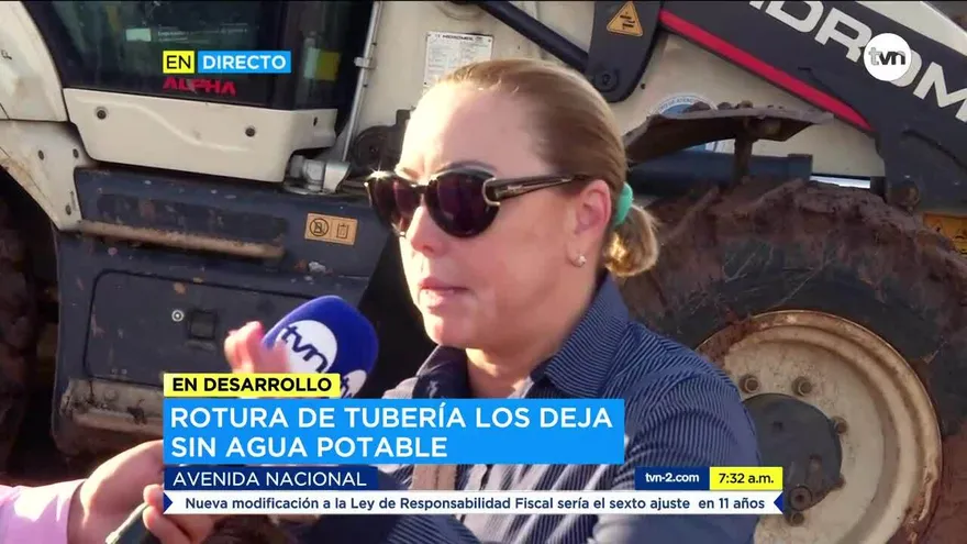 Varias comunidades en la capital sin agua por daño en una tubería