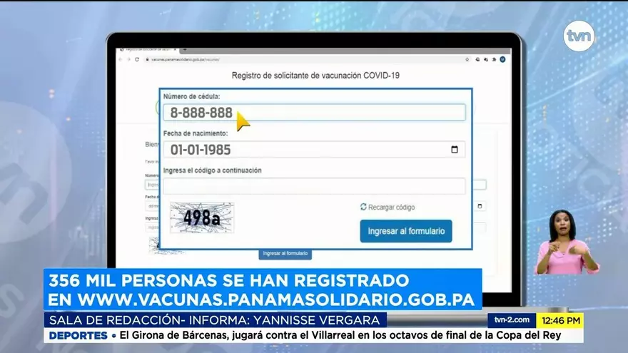 En fase final adaptación para ingreso de extranjeros a formulario de vacunación