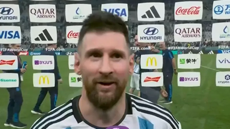 Declaraciones de Lionel Messi luego del triunfo sobre Croacia 3-0