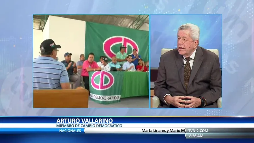 Arde el partido CD, exvicepresidente de la República Arturo Vallarino da su opinión