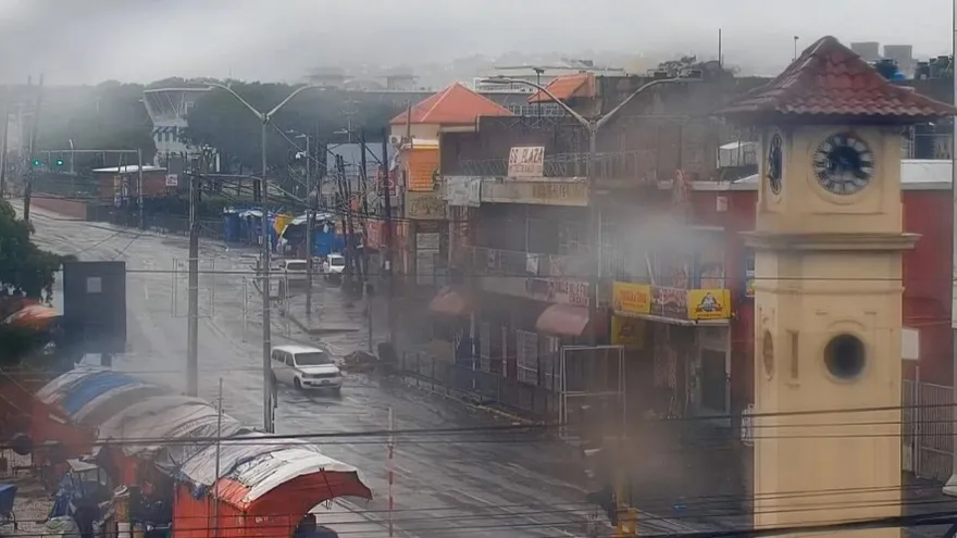 Paso del hucarán Melissa por Kingston, capital de Jamaica.