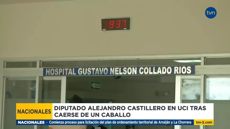 Diputado Alejandro Castillero en UCI tras caerse de un caballo