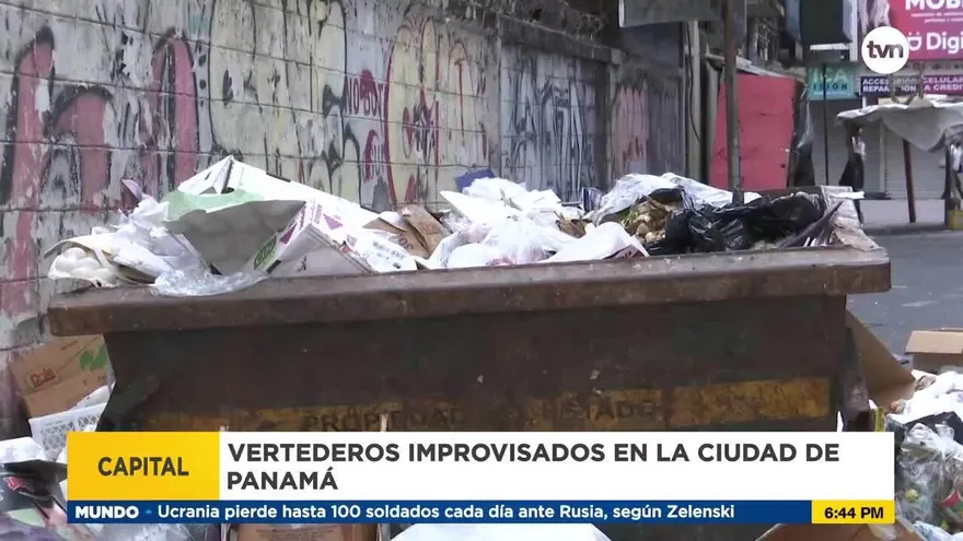 Ciudad de Panamá enfrenta problemas con la basura