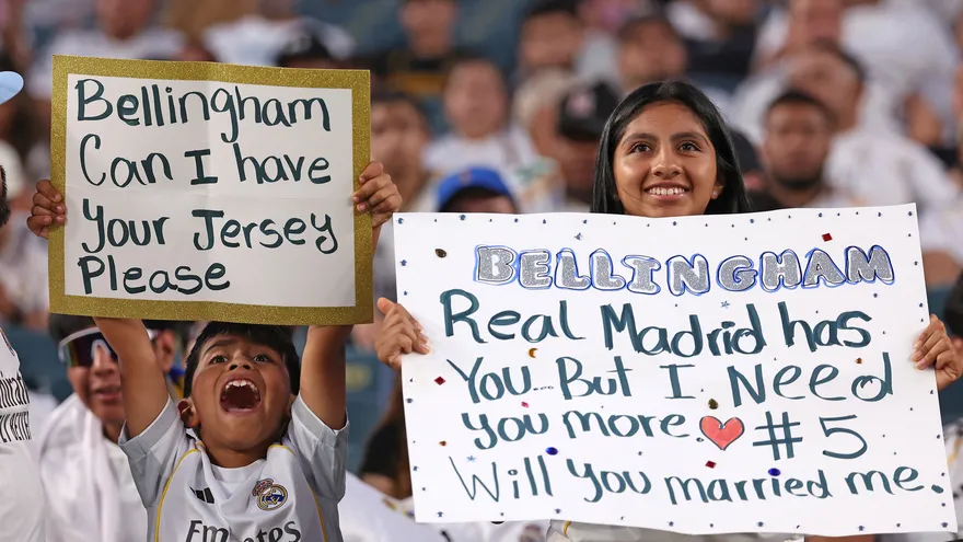 Aficionados del Real Madrid en el Mundial de Clubes