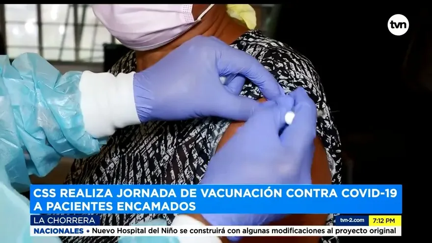 Realizan jornada de vacunación contra covid-19 a pacientes encamados en La Chorrera