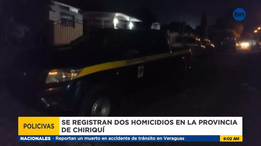 Dos homicidios en las últimas horas en Chiriquí