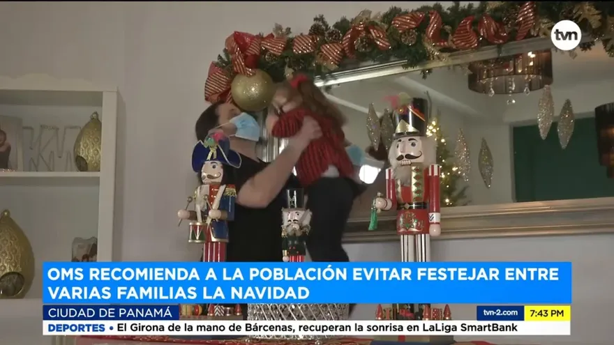 OMS recomienda celebrar la navidad en casa sólo con los viven en tu domicilio