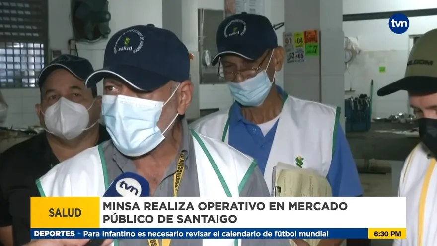 Minsa realiza operativo en mercado público de Santiago