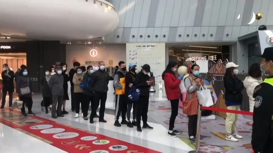 Aumento de los casos de covid-19 en Shanghái.