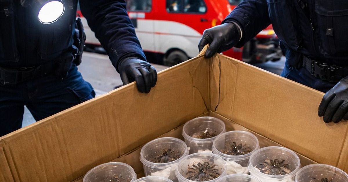 ¡Insólito! Una viajera olvida un paquete con 20 tarántulas en un tren de Alemania