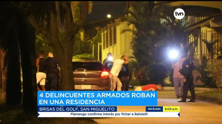 Cuatro delincuentes roban en una vivienda en Brisas del Golf