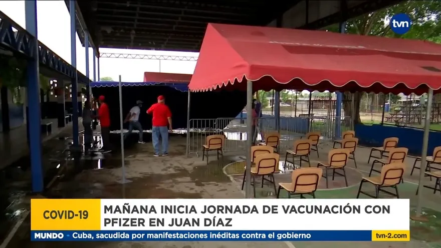 Inicia vacunación con Pfizer en Juan Díaz este lunes
