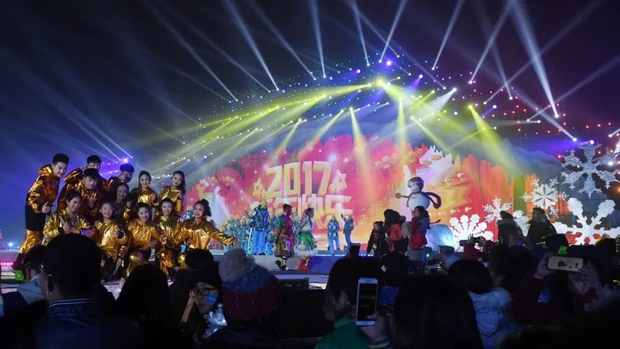 Celebraciones del Año Nuevo en Pekín.