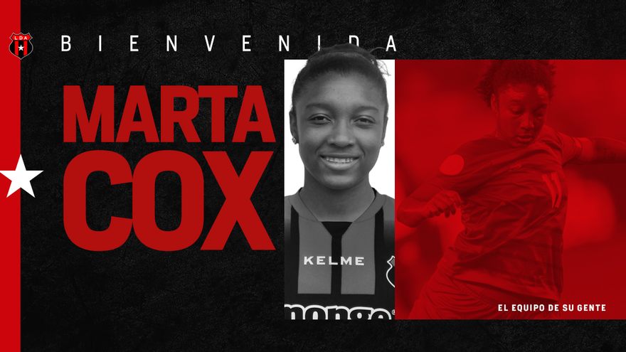 La Liga Deportiva Alajuelense le da la bienvenida a la panameña Marta Cox