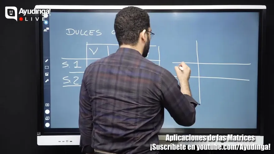 Ayudinga Matemáticas 11° Aplicaciones de las Matrices Concepto y Ejemplos (Parte I) 3 de agosto de 2020
