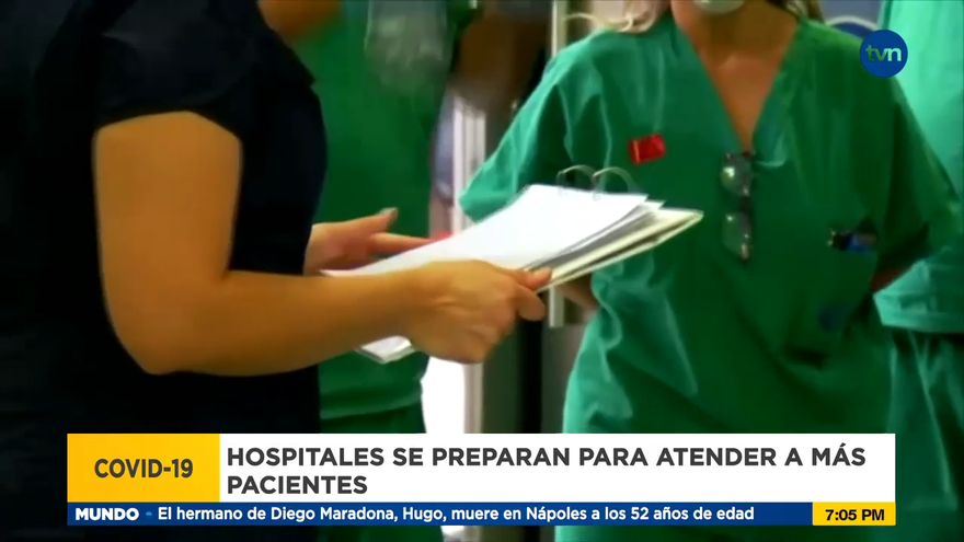 Hospitales se preparan para recibir a más pacientes con covid-19
