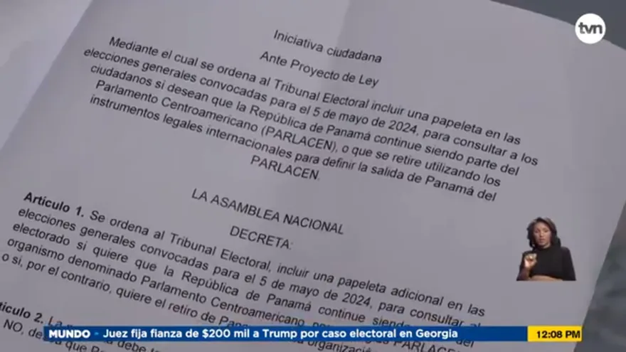 Presentan anteproyecto para incluir quinta papeleta sobre consulta del Parlacen