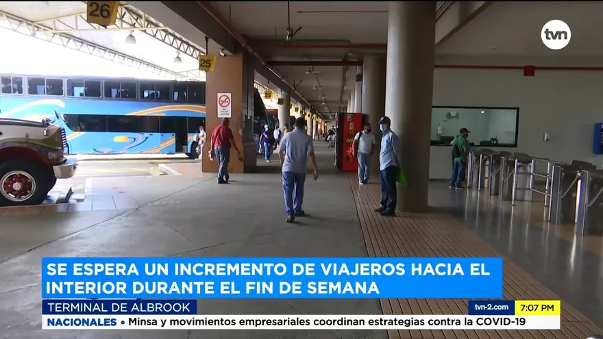 Terminal de Albrook se prepara para un aumento de viajeros este fin de semana.