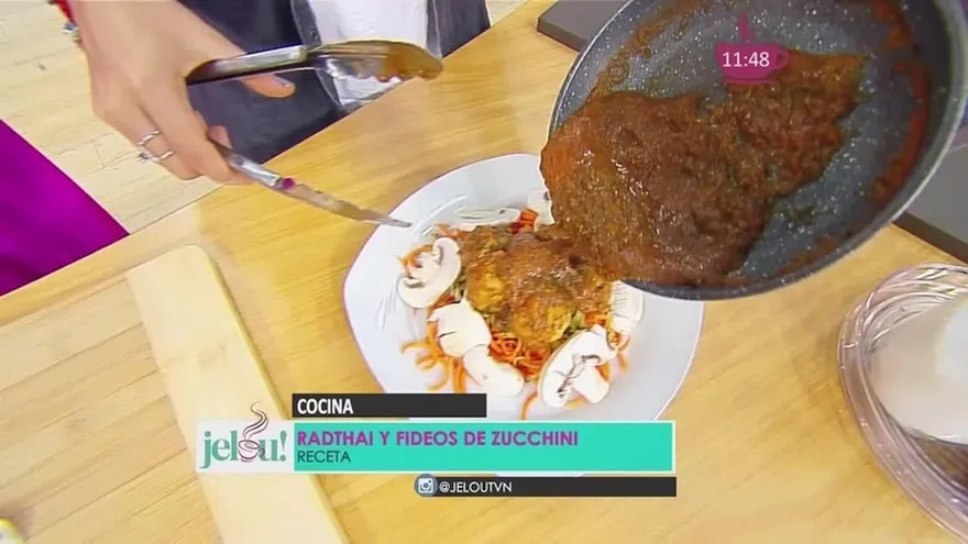 Radthai y Fideos de Zucchini