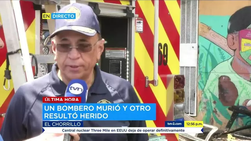 Un bombero fallece y otro resulta herido por incendio en El Chorrillo