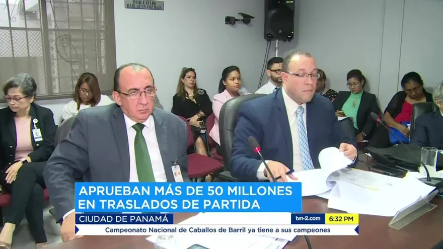 Se aprueban más de 50 millones en traslado de partidas y créditos adicionales