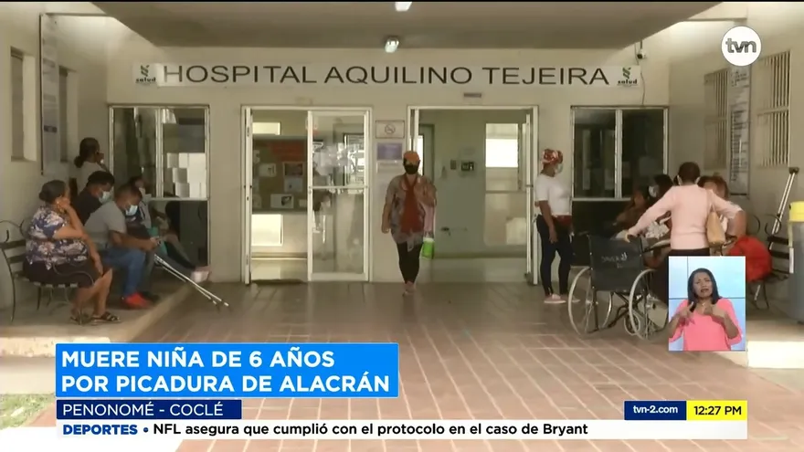 Fallece niña por picadura de alacrán en Coclé