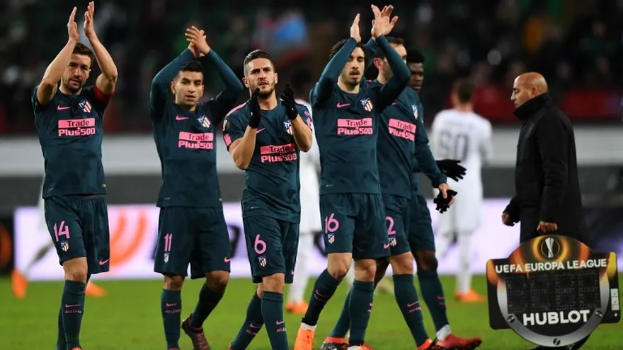 Atlético de Madrid se pasea en Moscú y se mete en cuartos de Europa League