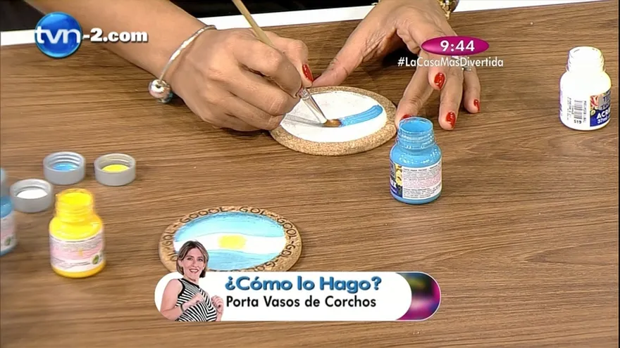 Segmento Cómo lo Hago - Porta vasos con corcho